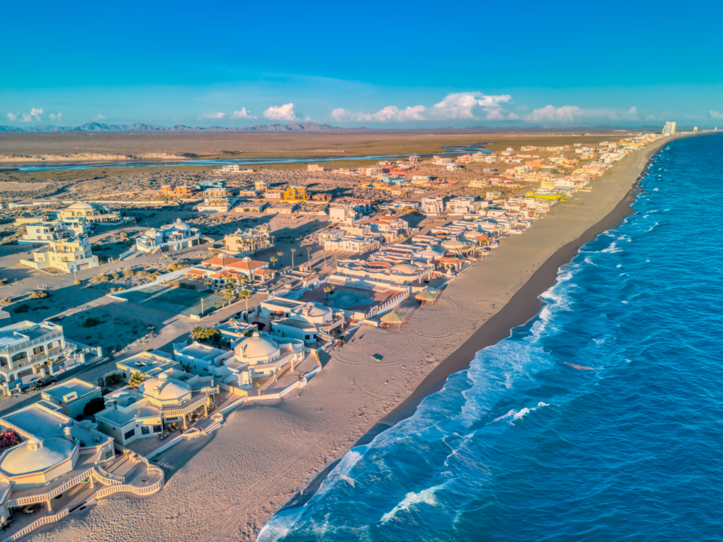 Sonoran Sun Resort in Rocky Point, Mexico, stands out as a premier beachfront destination offering luxury condos with stunning Sea of Cortez views.